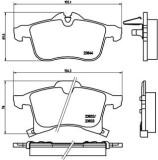 Set placute frana BREMBO P59045