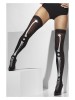 Ciorapi dama 3/4 Halloween negri model schelet