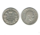 Serbia 1904 - 50 para, Ag, circulat