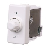 Variator simplu Gewiss Top System, modular, IP20, alb