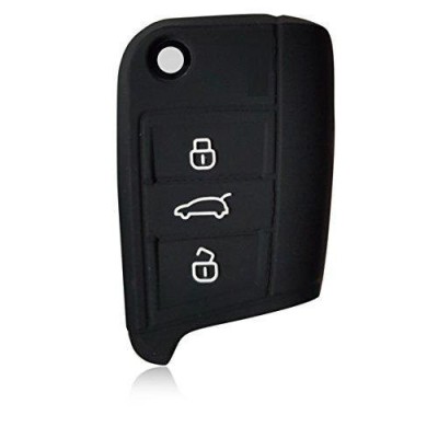 Husa Silicon Cheie VW Golf 7 Neagra AutoProtect KeyCars foto