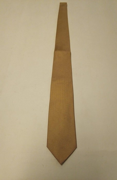 Cravata pentru barbati Sartoria Letteriello, 100% Matase, maro - OUTLET
