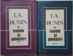 Nuvele si povestiri (2 volume) &amp;ndash; I. A. Bunin (coperta putin uzata) foto