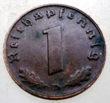 B.083 GERMANIA 1 REICHSPFENNIG 1938 D, Europa, Bronz