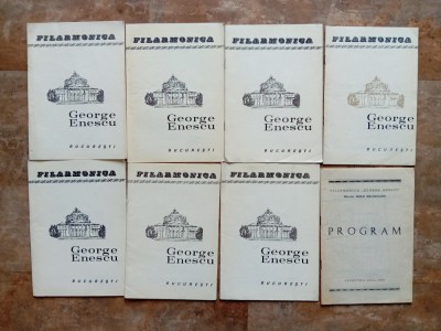 Lot 38 + Brosuri Programe Filarmonica George Enescu foto