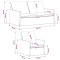 Set de canapea 2 pcs Crem Catifea - 8