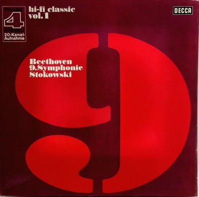 Beethoven, Stokowski &amp;lrm;&amp;ndash; 9.Symphonie NM / NM vinil, LP, disc muzica clasica _ Decca, Germania foto