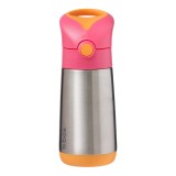 Cana termos cu pai, 12 luni+, Roz/Portocaliu, 350 ml, B.Box