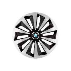 Set 4 capace roti Fox Gri-Negru R14 Compatibil Cu BMW
