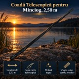 Coadă Telescopică pentru Minciog, 2,50 m