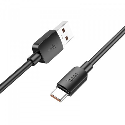 Cablu Date si Incarcare USB-A - USB-C HOCO X96, 100W, 1m, Negru foto