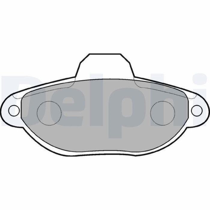 DELPHI LP851 set placute frana,frana disc