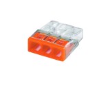 Clema rapida cu 3 poli pentru conductori rigizi, 24A 450V 0.5-2.5, CE Contact Electric