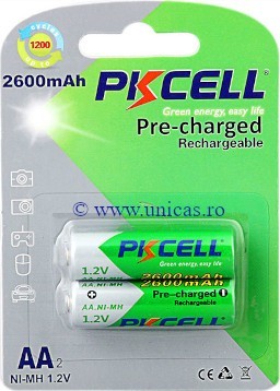 Accu.PK.R6 1.2V 2600mAh Ni-MH