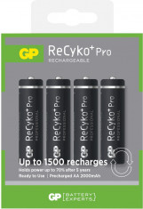 Acumulator AA (R6) GP NiMH Recyko+ Pro 2100mAh 4 buc blister foto