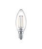 Bec LED filament Philips lumanare B35 E14 2W (25W) 250lm lumina calda 2700K 929001238395