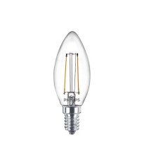 Bec LED filament Philips lumanare B35 E14 2W (25W) 250lm lumina calda 2700K 929001238395