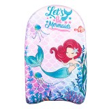 Placa inot pentru fetite Mermaids, 45 x 26 cm, imprimeu sirena, General