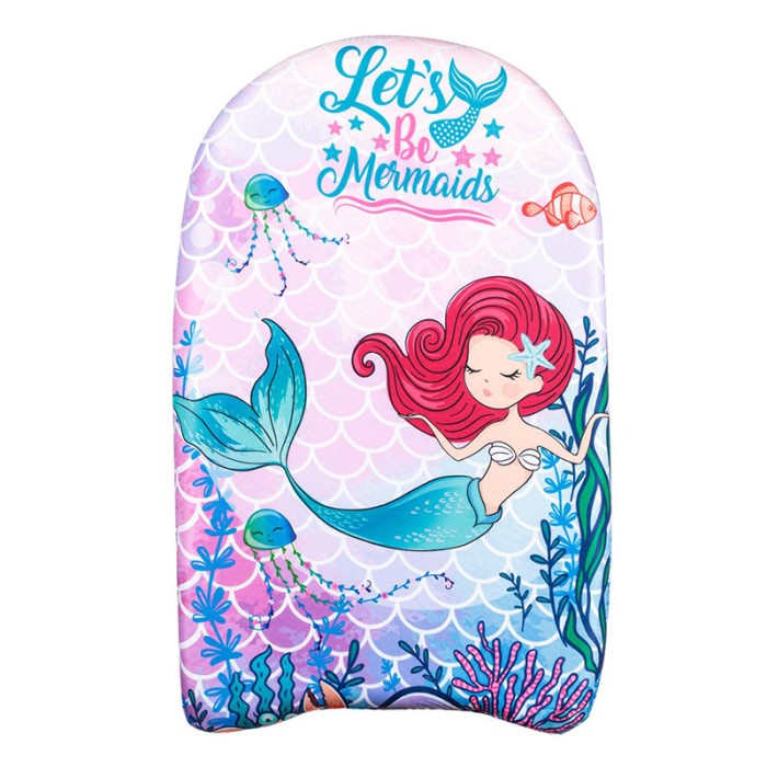 Placa inot pentru fetite Mermaids, 45 x 26 cm, imprimeu sirena