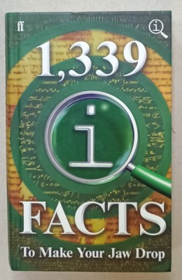 1339 FACTS TO MAKE YOUR JAW DROP , compiled by JOHN LLOYD ...JAMES HARKIN , 2015 foto