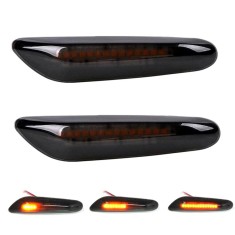 Set 2 x Semnalizare Dinamica Secventiala aripa LED compatibil BMW E46 E36 E90 E91 E60 E61 E87 E88 E92 E93 X1 E84 X3 E83 X5 E53 E81