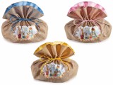 Cumpara ieftin Set 3 saculeti cadouri Paste textil multicolor IK 30x23x31H