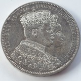 Moneda Argint Prusia 1 Thaler 1861 A Berlin, Wilhelm I, Germania