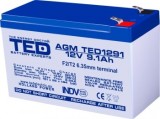 Accu.Pb.12V 9.1Ah TED borne late