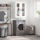 vidaXL Dulap cu montaj pe perete, alb, 69,5x34x90 cm 828484