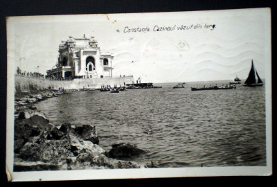 P.094 CONSTANTA CAZINOUL VAZUT DIN LARG 1938 CIRCULATA foto