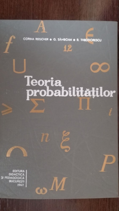 Teoria probabilitatilor R. Theodorescu