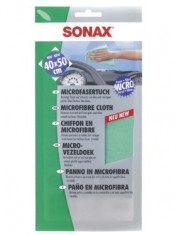 Laveta microfibre Sonax pentru suprafete sticla plastic vopsea lemn crom 1 buc foto