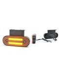 Lampa gabarit Led W175, 12V-24V, pozitie WAS Portocaliu