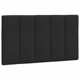 Cumpara ieftin Perna tablie de pat, Hanko, negru, 90 cm, catifea