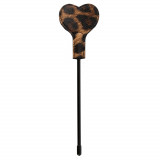 Cravasa Piele, mini, model animal print, 26 cm