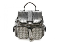 Rucsac GRYXX argintiu, 63554, din piele ecologica