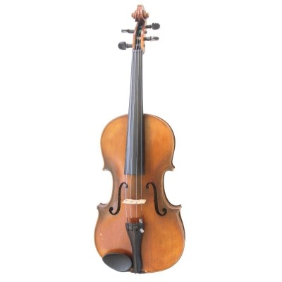 Viola clasica din lemn elSales , lungime 65 cm , husa inclusa , maro foto