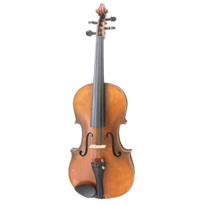 Viola clasica din lemn elSales , lungime 65 cm , husa inclusa , maro