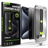 Folie iPhone 15 Pro Asteroid GSM TitanGlass FullCover, privacy