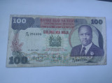 Bancnota Kenya 100 Shillings 1987