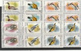 Romania ,Pasari Audubon, bloc de 4 ,nr lista 1129.