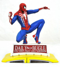 Marvel Gallery PVC Diorama PS4 Spider-Man on Taxi 23 cm foto