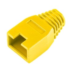 Manson de protectie pentru mufe internet, RJ 45 - Galben