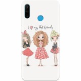 Husa silicon pentru Huawei P30 Lite, I Love My Best Friends