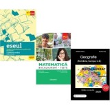 Pachet Bacalaureat 2026. Eseul. Pregatire individuala pentru proba scrisa si Matematica M2 Profil Stiinte ale naturii. Teste si Geografie Sinteze Test