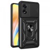 Husa pentru Oppo A18 / A38, Techsuit, CamShield, Neagra