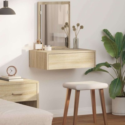 vidaXL Masă de Machiaj cu sertar Maro 60 x 40 x 70 cm Lemn compozit 865192 foto