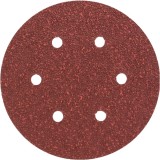Bosch 2609256A29 - Set foi abrazive rotunde 150 mm granulatie 40 6 gauri 5 bucati