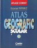 Atlas Geografic Scolar Octavian Mandrut 2013 80 pagini brosat 21x28 cm romana Educational