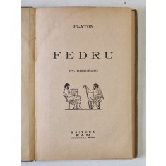 FEDRU ST. BEZDECHI de PLATON , 1939